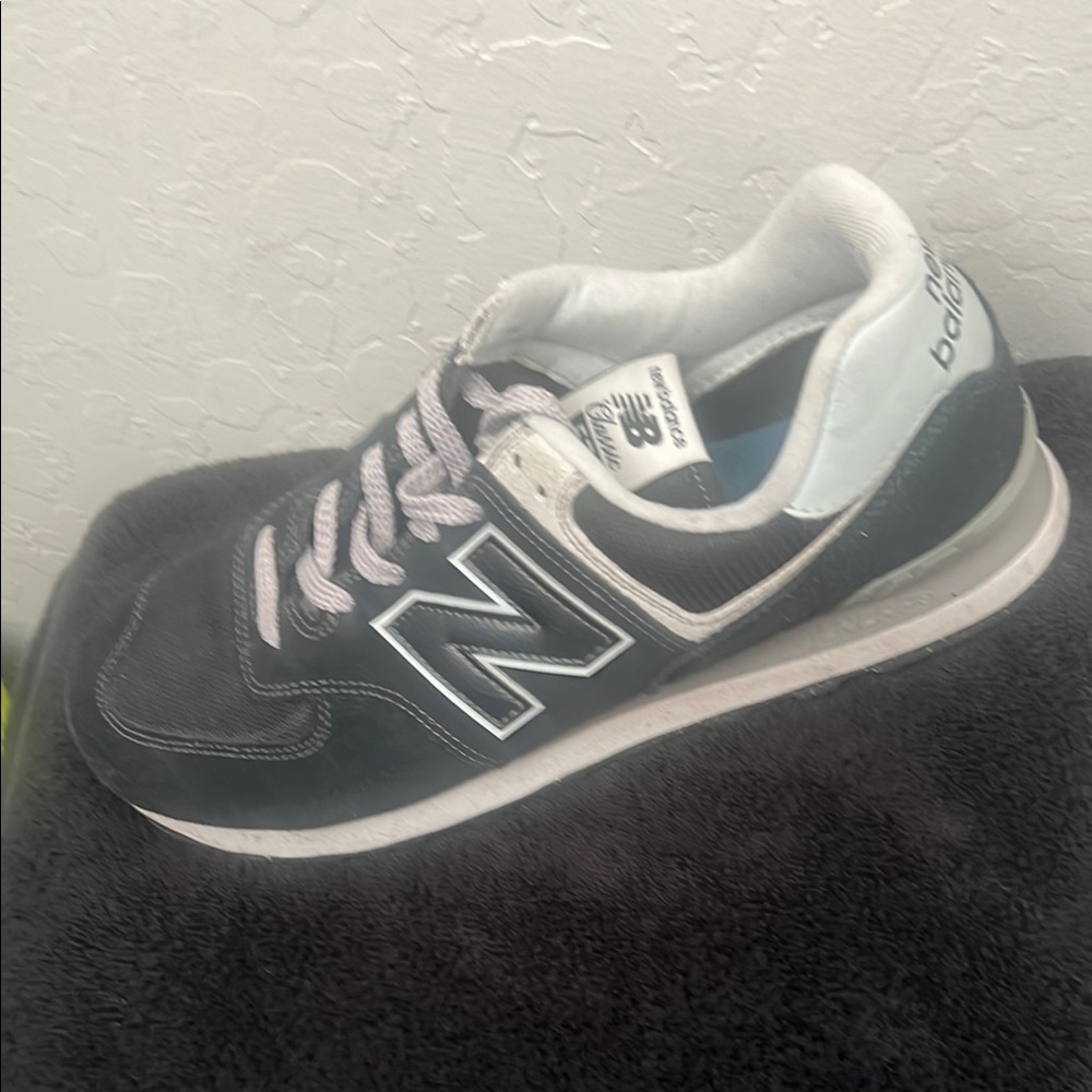New Balance Classic Black and White Shoes